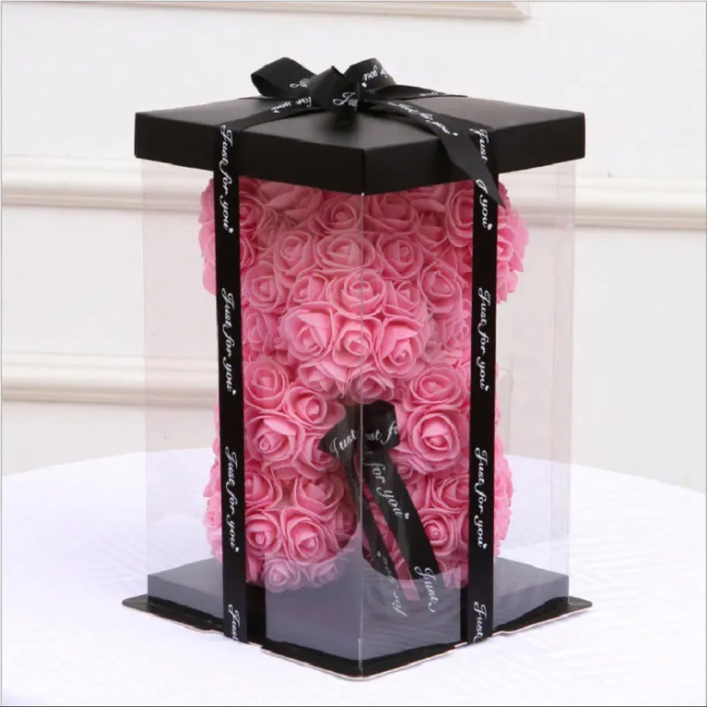 1 LEFT MOST POPULAR GIFT ROSE BEARS - Picture 2 of 2